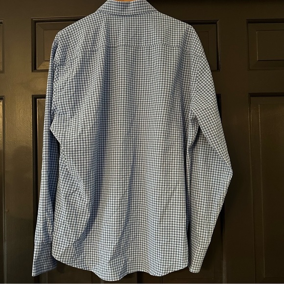 Peter Millar Shirt Mens L Long Sleeve Button Up Plaid  Polyester (c6 - Picture 5 of 13